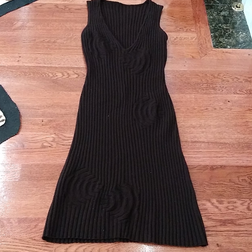 Fendi cashmere & wool dress with pattern